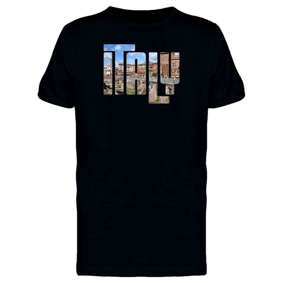 Italy Lovers Quote Tee Men's -Image by Shutterstock
