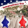thumbnail image 4 of 4Th of July decorations, Patriotic decor, 3 in Star Napkin Rings, 9 Pcs, Red White and Blue decorations, Blue decorations, Party Table decorations, Blue and White decor, 3 Set, 4 of 6