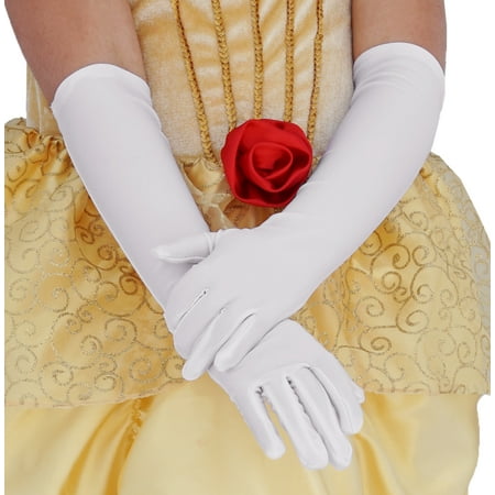Little Pretends Child White Princess Gloves Ages 3+