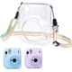 thumbnail image 1 of Estuche rígido de PVC para cámara Instax Mini 11, funda de viaje con correa desmontable, transparente brillante., 1 of 5