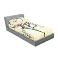thumbnail image 2 of Ambesonne Vintage Fitted Sheet & Pillow Sham Set, Abstract Colorful Tree, Twinxl, Multicolor, 2 of 2