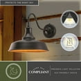 thumbnail image 3 of Vaxcel - Dorado 1-Light Outdoor Wall Sconce in Farmhouse and Barn Style 11.5, 3 of 11