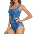 thumbnail image 4 of Bikini elegante para mujer con almohadillas en el pecho sin aros Correa cómoda Traje de baño Playa OAVQHLG3B Store lin121212, 4 of 4