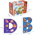 SYNARRY ABC Wooden Puzzles Learning Toy for Kids 3+ Yrs, Uppercase