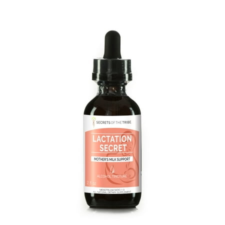 Lactation Secret Alcohol Extract, Tincture, Fenugreek, Blessed Thistle, Goat's Rue, Red Raspberry, Fennel Seed, Fenugreek. Mother's Milk Support 2