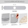 Kitchen Sink Faucet Mat, Rounded Edges 24 "Long Earth Quick Drying