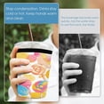 thumbnail image 5 of Set of 3 Packs Reusable Hot And Iced Coffee Cup Sleeve Neoprene Tumbler Sleeve Sweets And Rainbow Lollipops Pattern(16,24,32oz), 5 of 8