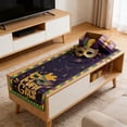 thumbnail image 5 of Mardi Gras Table Runner with Iris Carnival Mask Bead Pattern, Periodic Kitchen Dining Table Decoration for Indoor Party Home Festive Decor(B), 5 of 7