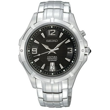 Seiko Kinetic Perpetual Calendar - SNQ123P1,Men's Coutura Perpetual Calendar,Quartz,Stainless Steel,Sapphire Crystal,100m WR, SNQ123