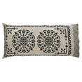 thumbnail image 2 of VHC Brands Custom House Black & Tan Jacquard King Pillow Case Set of 2 21x40+4, Cotton Pillow Case, Country Covers for Pillows, Custom House Collection, Rectangle 21x44, Natural, 2 of 5