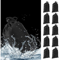 thumbnail image 3 of Sac à Cordon Noir 10 Pcs Sac de Transport Portable en Polyester Imperméable Sac de Rangement Anti-Poussière Cordon de Saut, 3 of 4
