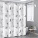 thumbnail image 2 of 1PC Cortina de ducha a prueba de moho 180 × 180 cm PEVA Cortina de ducha impermeable - para el baño del hogar, hotel TUNC Sencillez, 2 of 4
