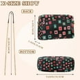 thumbnail image 4 of FORMRS Women Crossbody Purse with Chain Strap Vegan Leather Shoulder Handbag, Red Block Pattern, 4 of 7