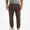 Coffee, variant on HOMADLES Mens Solid Color Joggers Elastic Waist Winter Warm Pants Side Pocket Casual Pants Coffee Size 2XL