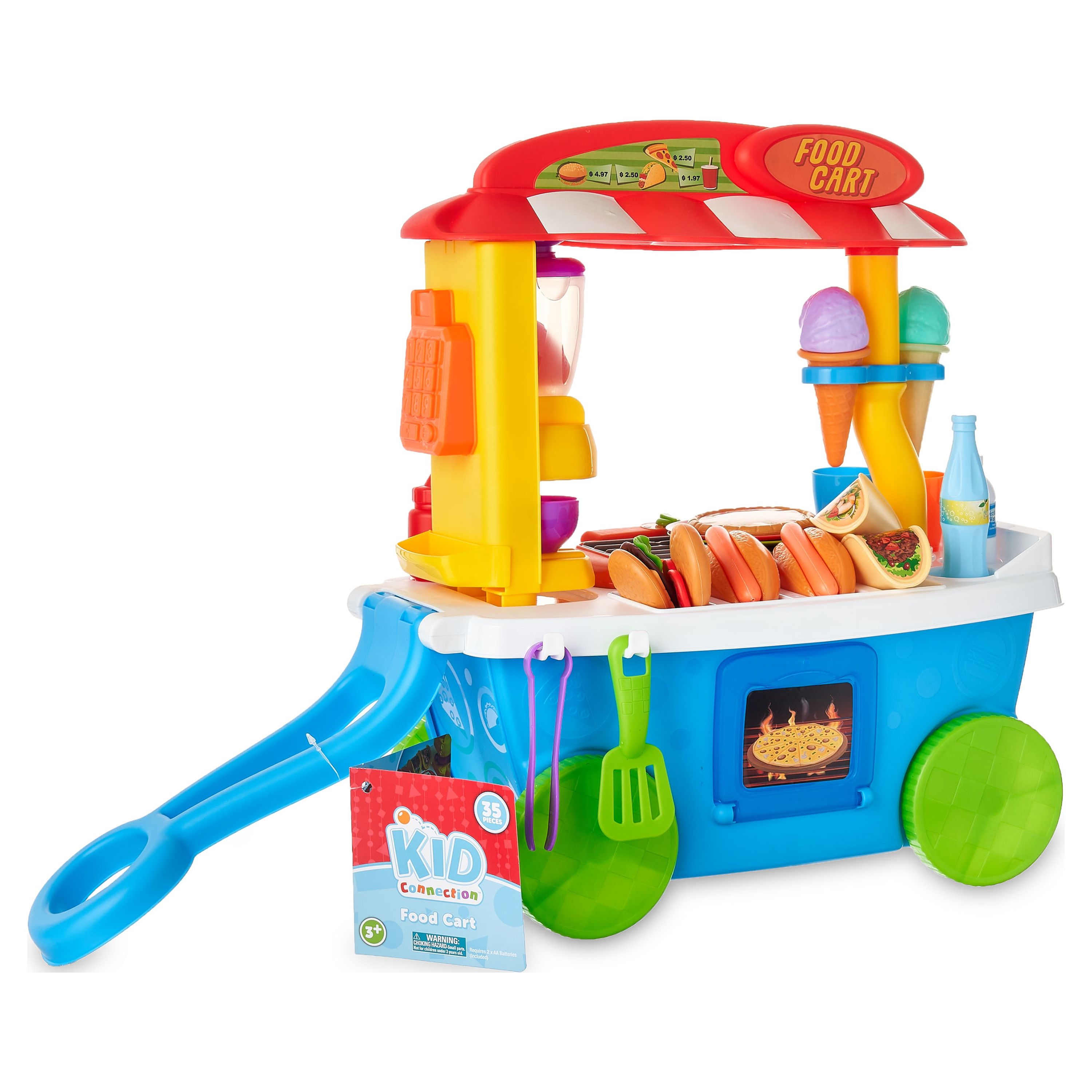 Kid Connection Food Cart Play Set, 35 Pieces photo 2