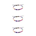 thumbnail image 3 of ziyahi Bohemian Style Bracelets Adjustable Braided Handmade Anklet Accessories 3Set, 3 of 6