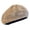 Khaki, variant on French Lace Berets With Lightweight Design For Women Soft Cotton Blend Hat For Everyday Elegance