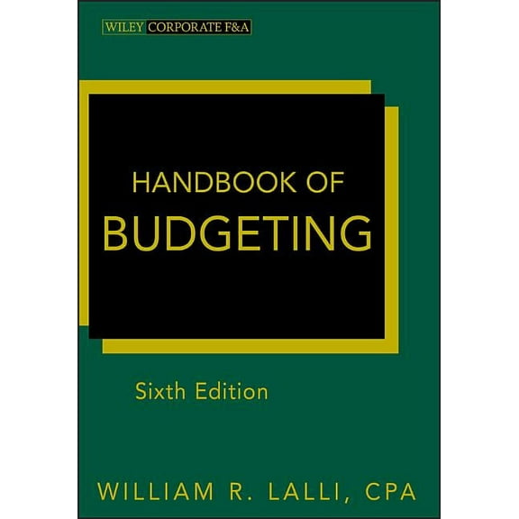Wiley Corporate F&a Handbook of Budgeting, Book 562, (Hardcover)
