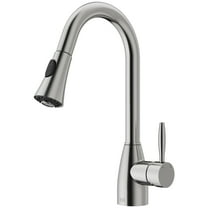 VIGO Aylesbury Single Handle Pull-Down Sprayer Kitchen Faucet in Stainless Steel