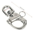 thumbnail image 1 of Climbing Snap Hook, Small And Compact 316 Stainless Steel Mountaineering Shackle, Lightweight Climbing For Outdoor, 1 of 8