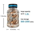 thumbnail image 6 of Somnr Transparent Big Coin Bank for US Coins, Automatic Coin Counter with LCD, Digital Piggy Banks Money Savings Jar for Kids Birthday Christmas Day Gift, 6 of 8