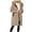 Brown, variant on Vedolay Winter Coats for Women Open Front Basic Solid Jacket Coat Beige,S