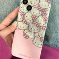 thumbnail image 2 of Sanrio Hello Kitty Pink Girl Cute Phone Case For iPhone 15 14 13 12 11 Pro Max 7 8 Plus SE XR XS MAX Y2K Anti Fall Laser Shell FJH, 2 of 5