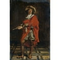 thumbnail image 2 of Ernest Meissonier 14x18 Black Ornate Wood Framed Double Matted Museum Art Print Titled - A Cavalier; Time of Louis XIV (1856), 2 of 5