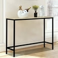 thumbnail image 5 of Ktaxon Modern Console Table Sofa Table TV Stand with Sturdy Metal Frame in Entryway, Living Room, Hallway, Bedroom, Hotel, Light Walnut, 5 of 13