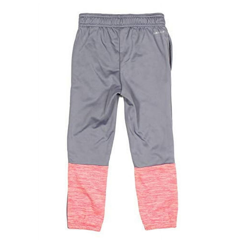 Nike Dry Therma Girls Gray & Pink Dri-fit Athletic Leggings Sweat