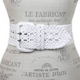 thumbnail image 2 of Women's 3" Wide Hand Made Braided Square Buckle Belt, 2 of 3