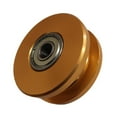 thumbnail image 1 of Entrenamiento del gimnasio de la rueda de la polea del fitness de la rueda de fitness Diámetro de ranura U Resistente 10 10 Oro, 1 of 8
