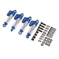 thumbnail image 1 of Front Rear Shock Absorbers, Front Rear Shock Damper Aluminum Alloy  Wear Resistant  For 1/16 RC Car Blue, 1 of 8