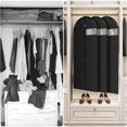 thumbnail image 2 of Waterproof garment covers pack of 6 dustproof storage for shirts suits coats, 2 of 4