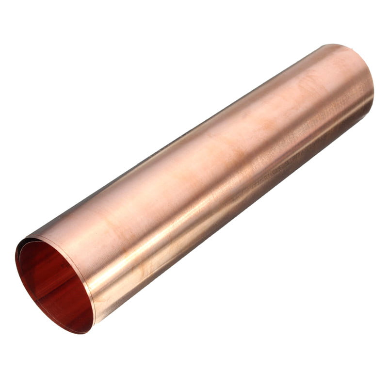 1pcs 99.9% Pure Copper Cu Metal Sheet Foil 0.1 x 200 x 3000 mm,L=3m #E3013000 GY 