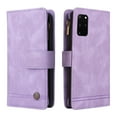 thumbnail image 2 of Feishell for Samsung Galaxy S20 6.2 inch Zipper Wallet Case with Wrist Strap & Shoulder Strap,Premium PU Leather Magnetic Clasp Flip Holder Card Slots Crossbody Phone Case for Women Men,Purple, 2 of 18