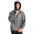 thumbnail image 5 of BALEAF Men's Waterproof Raincoat Jacket Winproof Packable Hiking Traveling Crycling Sports Silver Grey Size XXL, 5 of 7