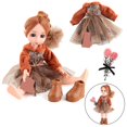 thumbnail image 3 of 2 Uds 12 Pulgadas Muñeca de Niña Colección de Muñecas de Bebé Juguete de Vestir Baoblaze, 3 of 8