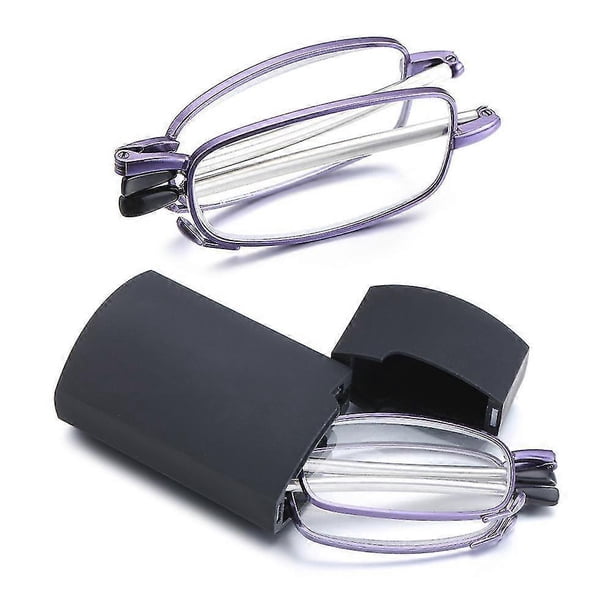 Unisex Folding Reading Glasses With Glasses Case Men Women Telescopic Legs Rotation Presbyopia Eyeglasses Vision Care Cycling Sunglasses PRD