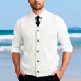 thumbnail image 1 of Gilet en Tricot Classique avec Boutons devant pour Usage Quotidien Décontracté et Professionnel - Gilet en Tricot Sans Manches Élégant pour Garde-Robe Homme, 1 of 7