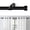 Black, variant on MaKefeile Classic 48 Inch Gold Curtain Rods Heavy duty Single Curtain Rod for Windows,1 Inch Diameter