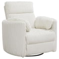 thumbnail image 6 of Pemberly Row Power Swivel Glider Recliner Two Pack in White, 6 of 12