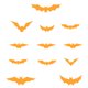 thumbnail image 2 of Pegatinas luminosas de murciélago 3D para Halloween, decoraciones para fiestas, ventana de PVC, calcomanías que brillan en la noche, luz roja, Kits de decoración para fiestas Luz amarilla 12 pezzi Advancent HA007282-07, 2 of 6