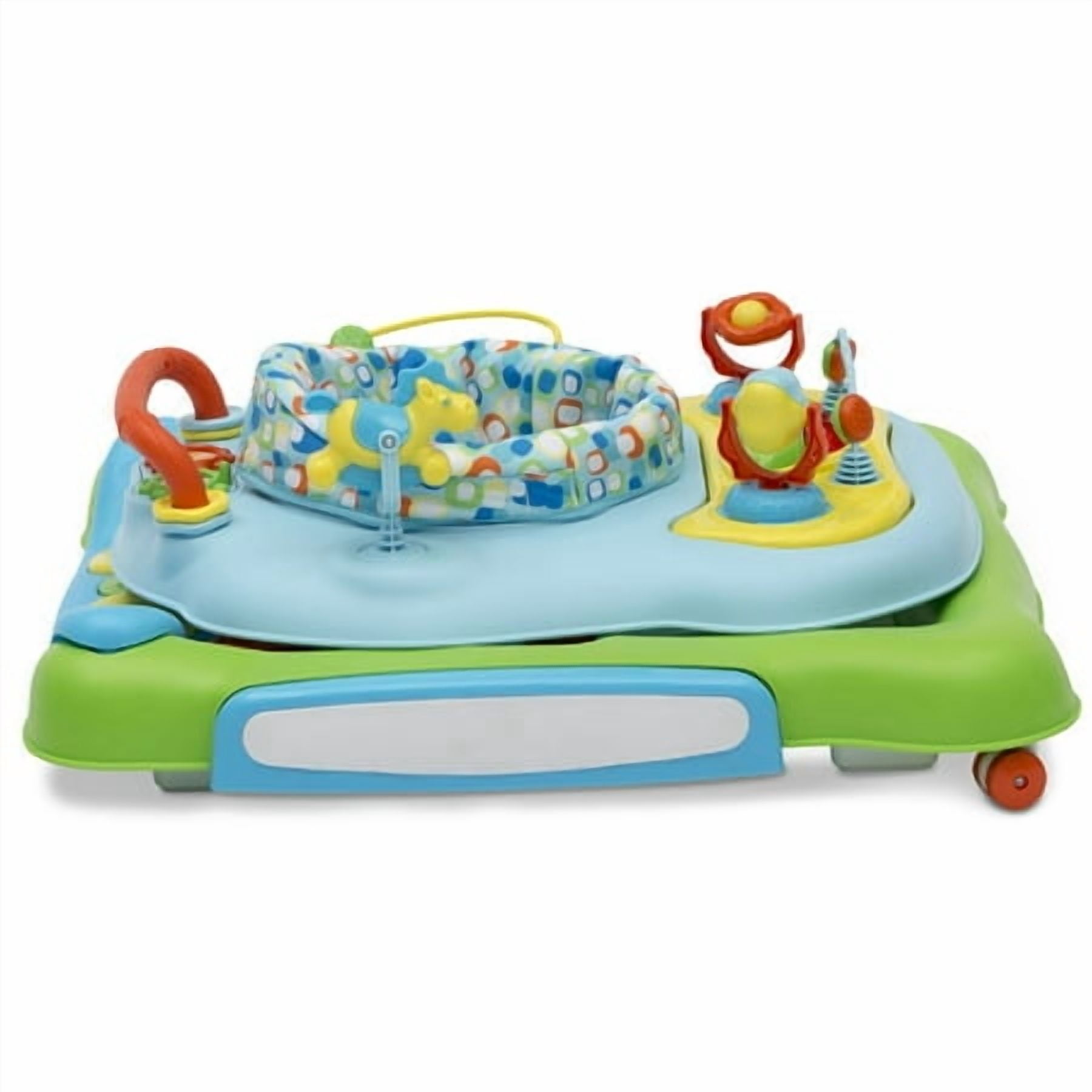 Little Folks 4-in-1 Discover & Play Musical Walker by Delta Children, Blue/Green - Unisex