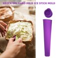 thumbnail image 3 of Molde de Cocina silicona para helado DIY molde para paletas de paletas de cubitos de hielo de verano (púrpura) JShteea Libre de BPA, 3 of 3
