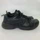 thumbnail image 2 of New Balance 608 V4 All Black Leather Comfort Walking Shoes Mens Size US 12 D, 2 of 6