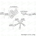 thumbnail image 2 of Gancho de toalla de baño Simple en ángulo, gancho giratorio de Metal para toalla de mano para pared, percha plegable para bata y abrigo, cromado, 2 of 5