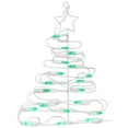thumbnail image 5 of Northlight LED Lighted Christmas Tree Window Silhouette Decoration - 12.5" - Green Lights, 5 of 7
