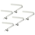 thumbnail image 1 of Uxcell 6.5x5mm Clips para Remo de Kayak, Botón Hueco de Un Solo Pasador, Clips de Resorte para Poste de Carpa, Paquete de 5, 1 of 6