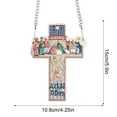 thumbnail image 2 of Cross Religious Diamond Art Painting Kit Hanging, 2 of 7